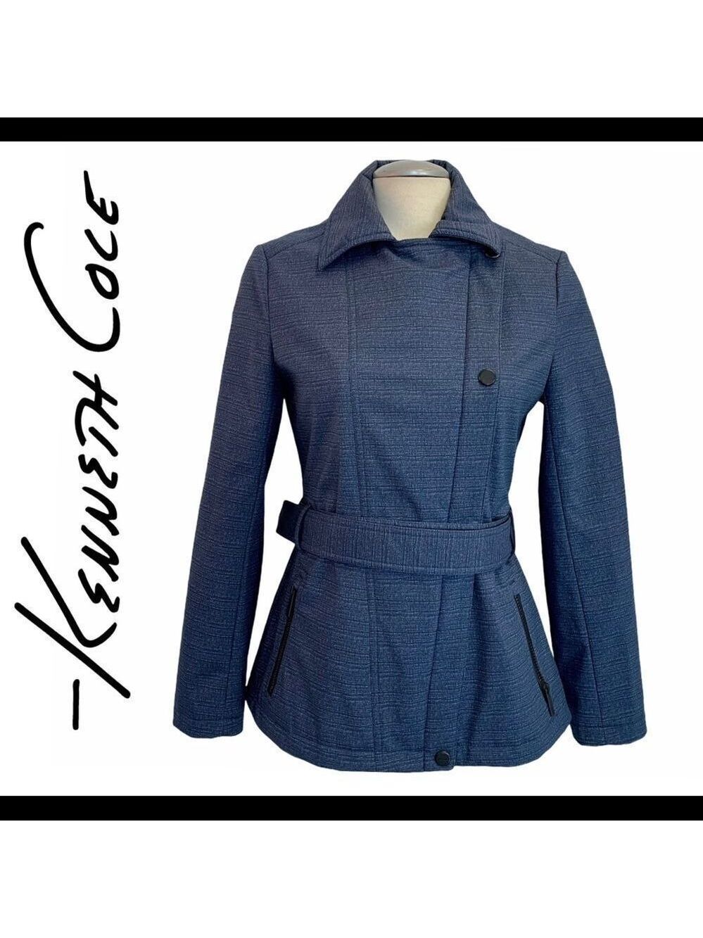 KENNETH Cole blue jacket coat size small